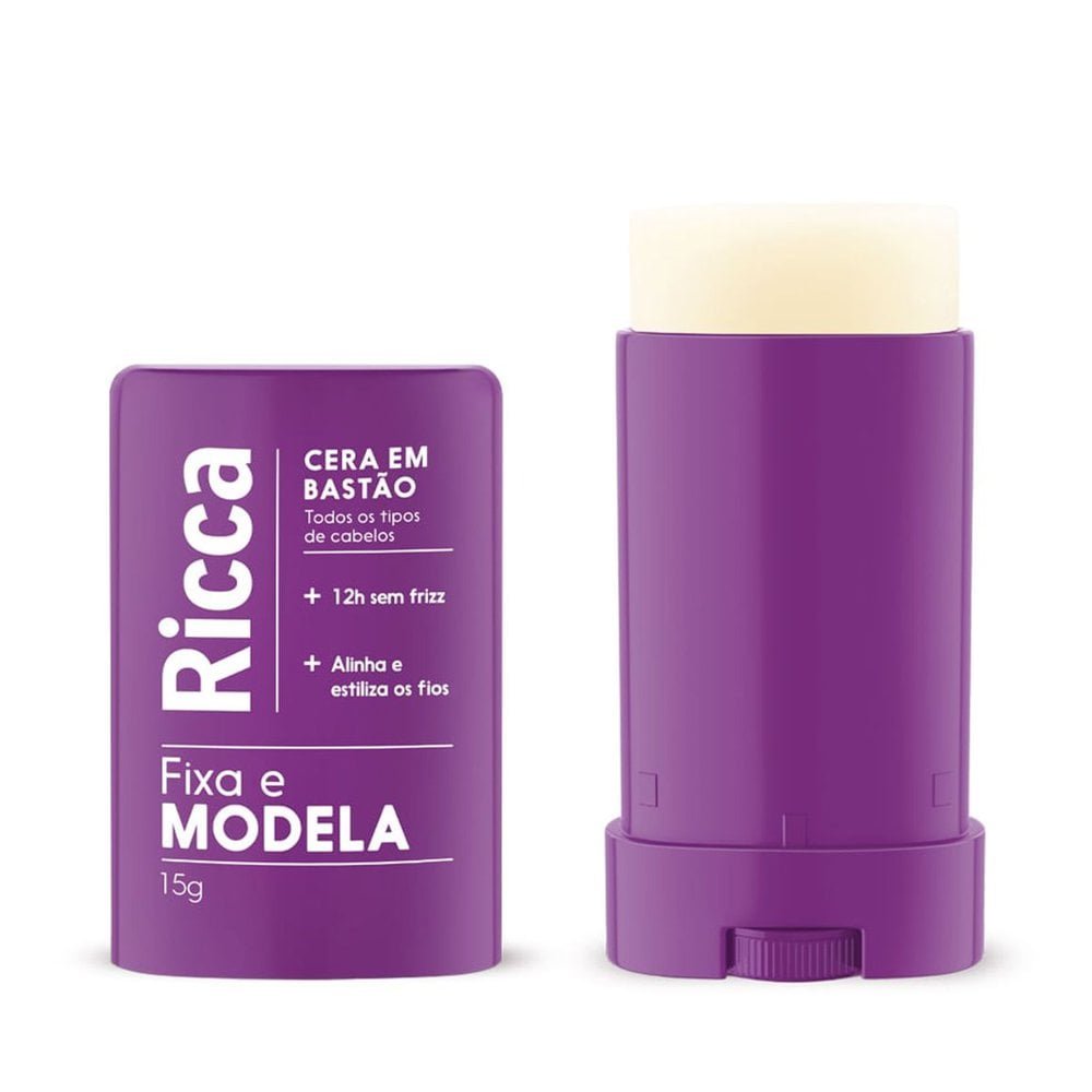 Cera Ricca Bastão Fixa e Modela 15g 15g 2