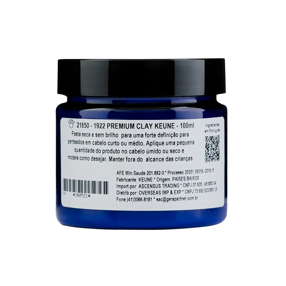 Cera Modeladora Keune 1922 Premium Clay 100ml 100ml 2