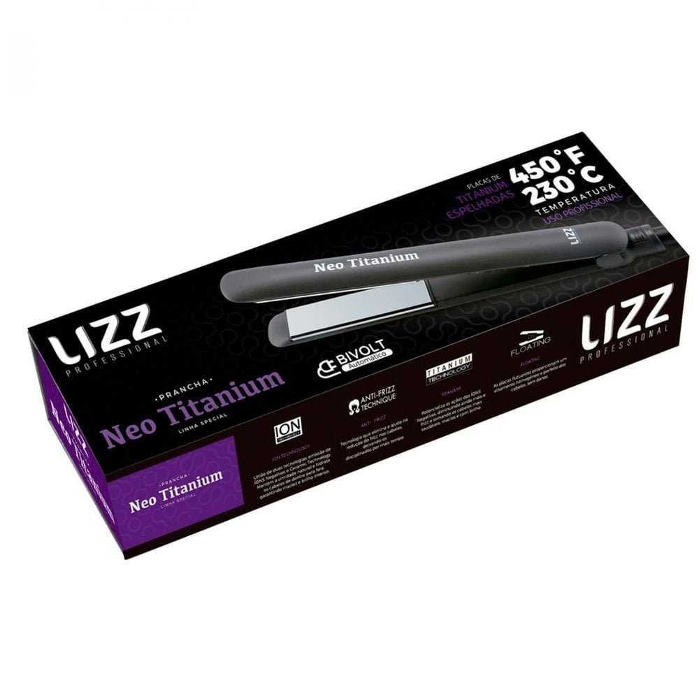 Chapinha Lizz Neo Titanium Cinza Bivolt ÚNICO 2