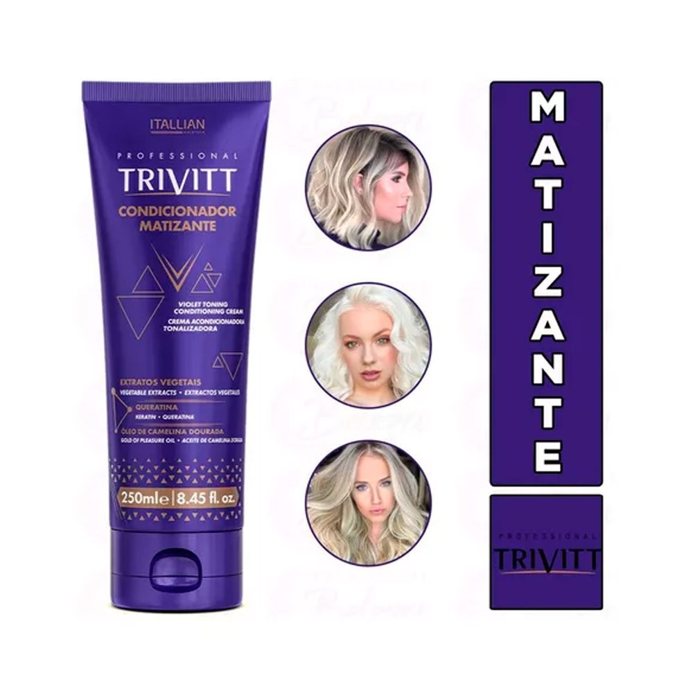 Condicionador Itallian Trivitt Matizante 200ml 200ml 2
