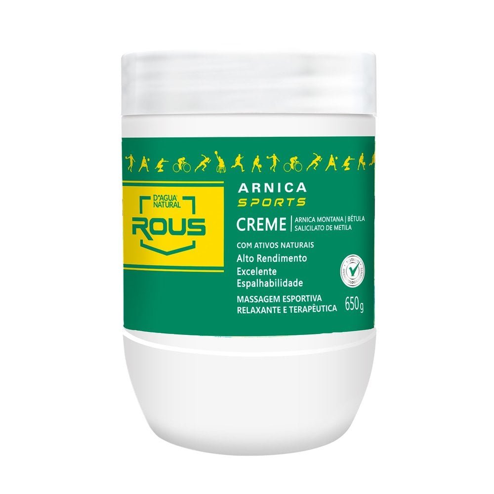 Creme De Massagem D’água Natural Arnica  Sport- 650g