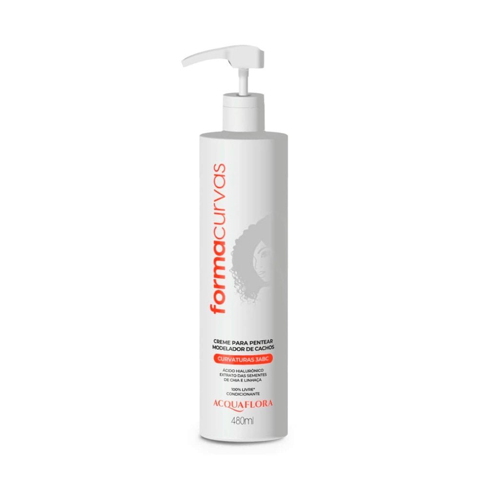 Creme de Pentear Acquaflora Forma Curvas Cachos 480ml