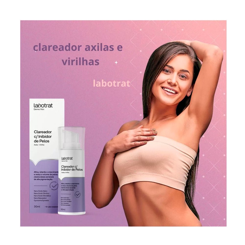 Creme Labotrat Clareador Com Inibidor de Pelos Virilha e Axila - 30ml 30ml 3