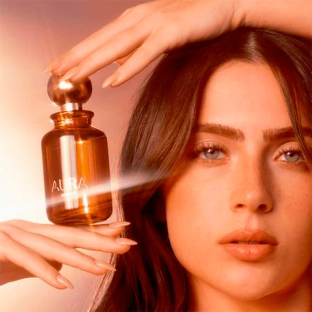 Perfume Feminino Eau de Toilette Aura Beauty 100ml 100ml 3