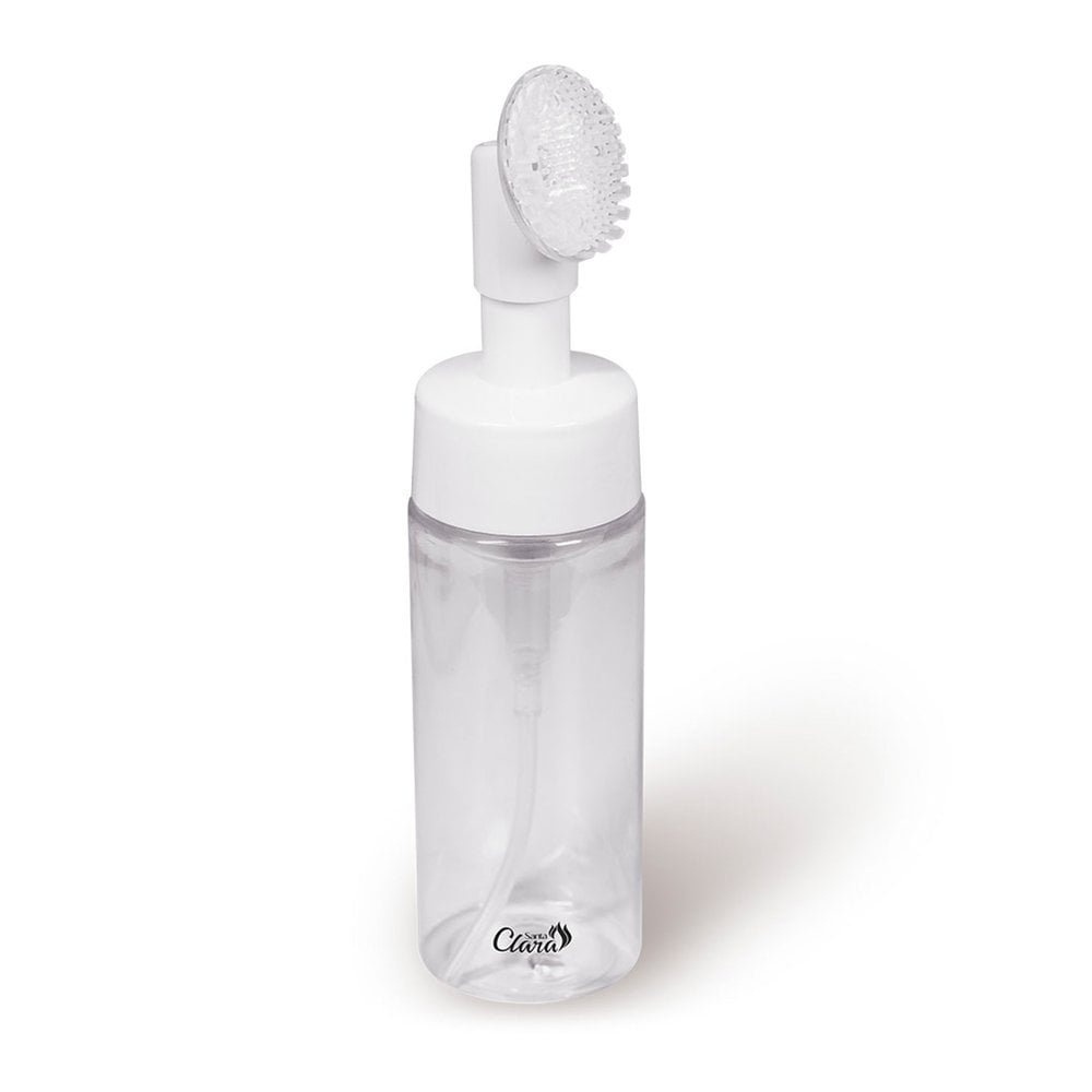 Frasco Santa Clara Skincare Pump com Escovinha 190ml