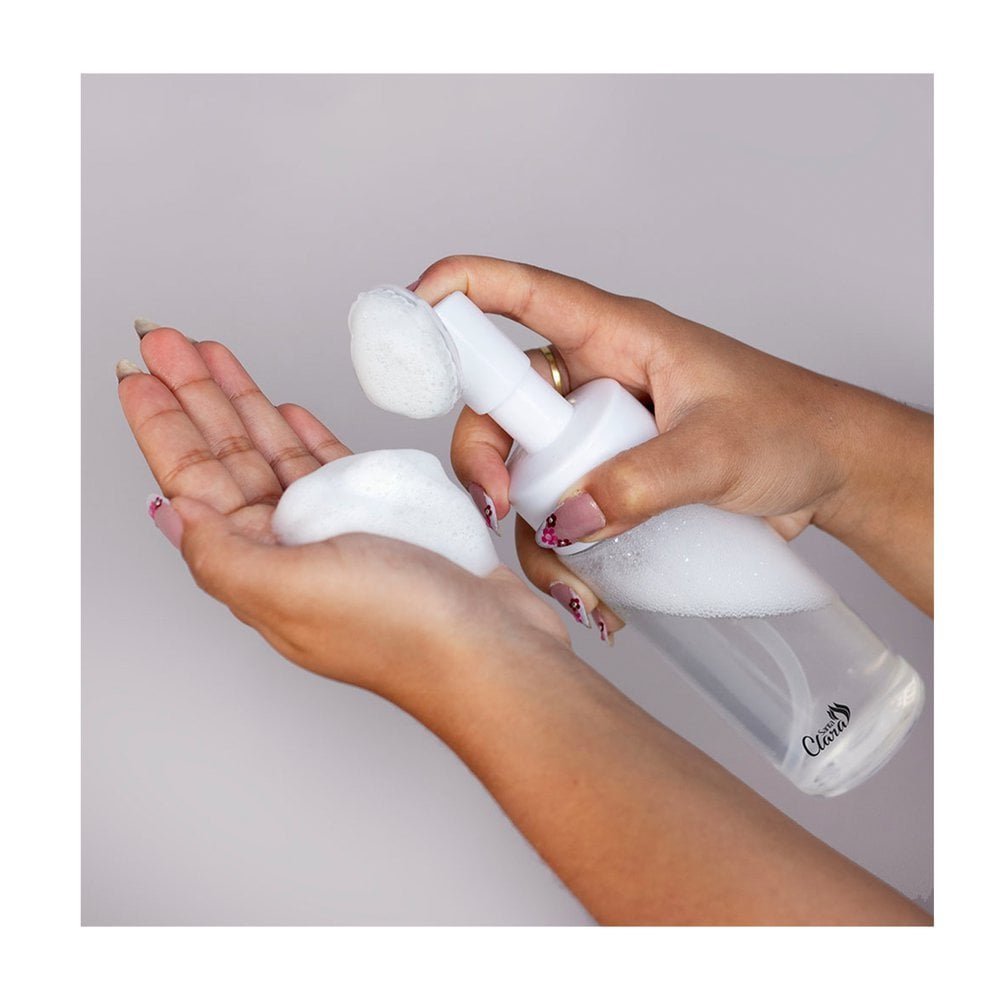 Frasco Santa Clara Skincare Pump com Escovinha 190ml 190ml 2