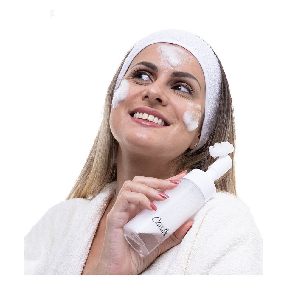 Frasco Santa Clara Skincare Pump com Escovinha 190ml 190ml 3