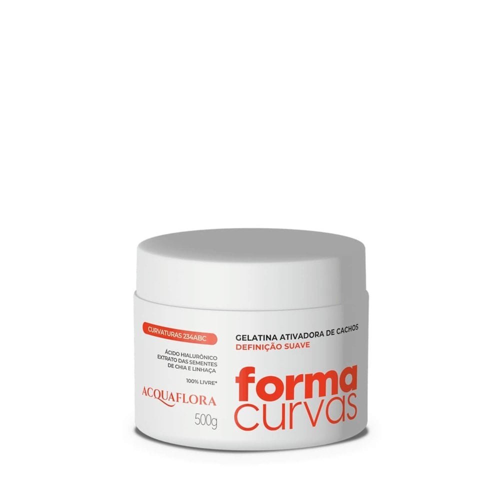 Gelatina Acquaflora Forma Curvas 500g
