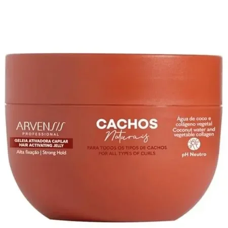 Gelatina Arvensis Cachos Naturais Fixação Forte 300g