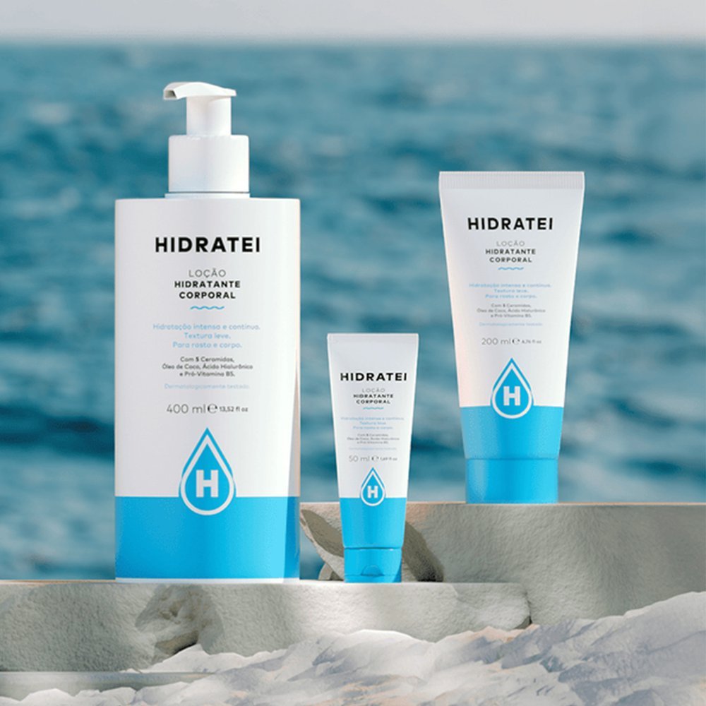 Loção Hidratante Corporal Hidratei 200ml 200ml 3