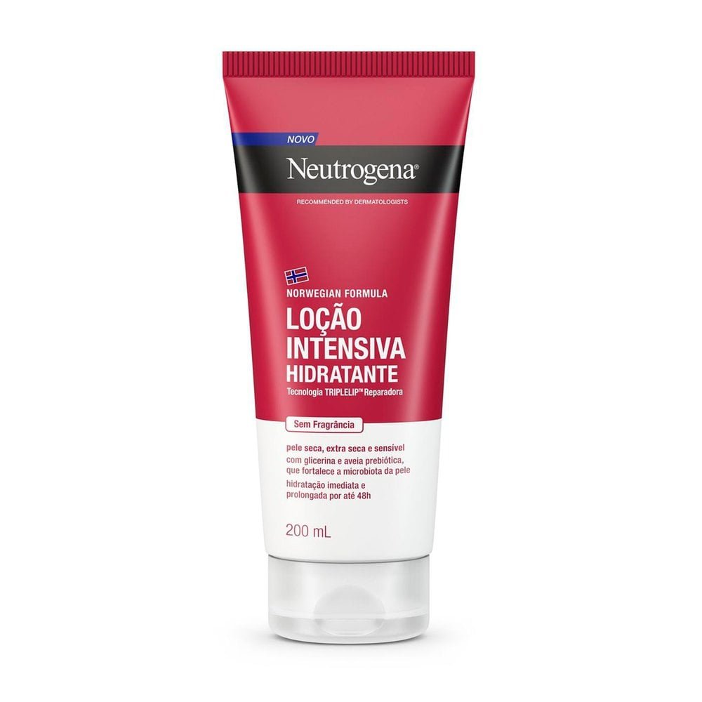 Hidratante Corporal Neutrogena Norwegian Intensivo sem Fragância 200ml