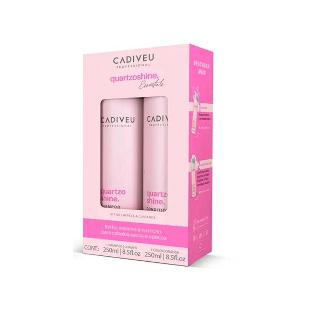 Kit Cadiveu Professional Quartzo Shine Shampoo + Condicionador 250ml ÚNICO 2