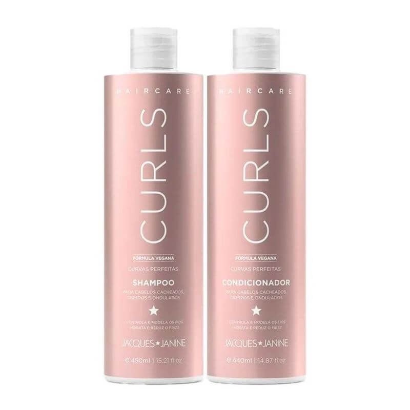 Kit Jacques Janine Hair Care Curls Shampoo 450ml + Condicionador 440ml