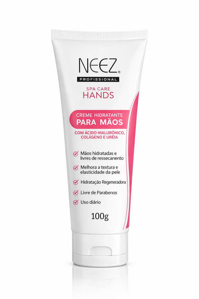Kit Neez Spa Care Hands Creme Mãos 100gl + Creme Pés 100g + Amaciador de Cutícula 30g ÚNICO 2