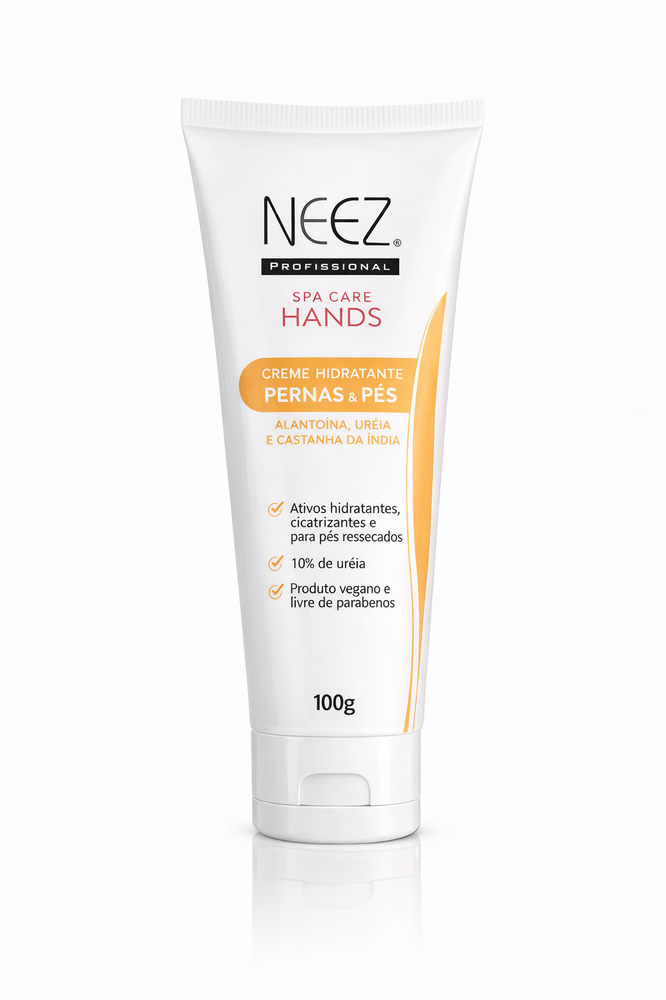Kit Neez Spa Care Hands Creme Mãos 100gl + Creme Pés 100g + Amaciador de Cutícula 30g ÚNICO 3