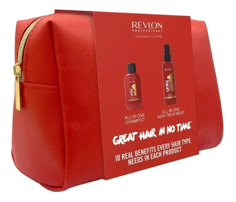 Kit Revlon Shampoo 100ml + Leave In 150ml + Necessaire Uniq One ÚNICO 2