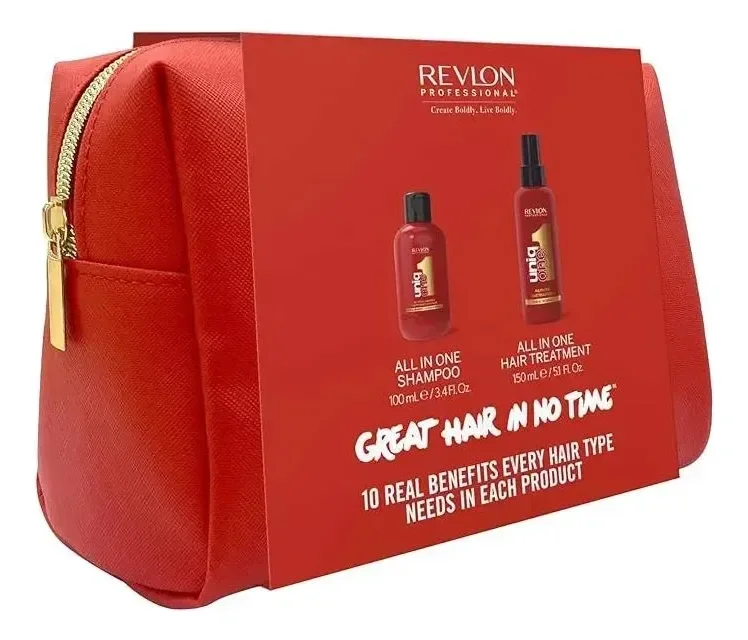 Kit Revlon Shampoo 100ml + Leave In 150ml + Necessaire Uniq One ÚNICO 3