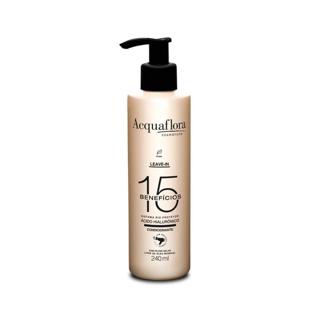 Leave In Acquaflora 15 Benefícios 240ml