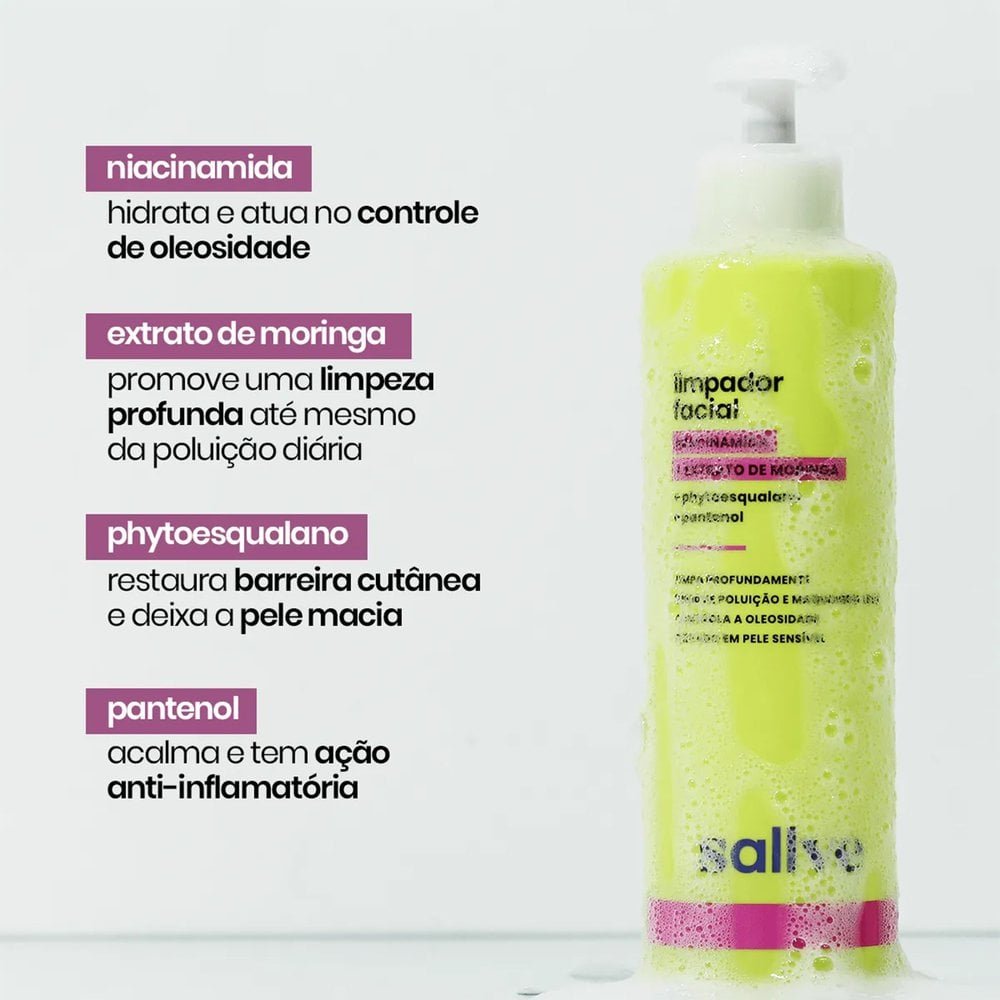Limpador Facial Sallve 300ml 300ml 3