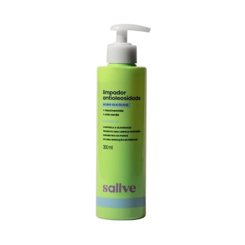 Limpador Facial Antioleosidade Sallve 300ml