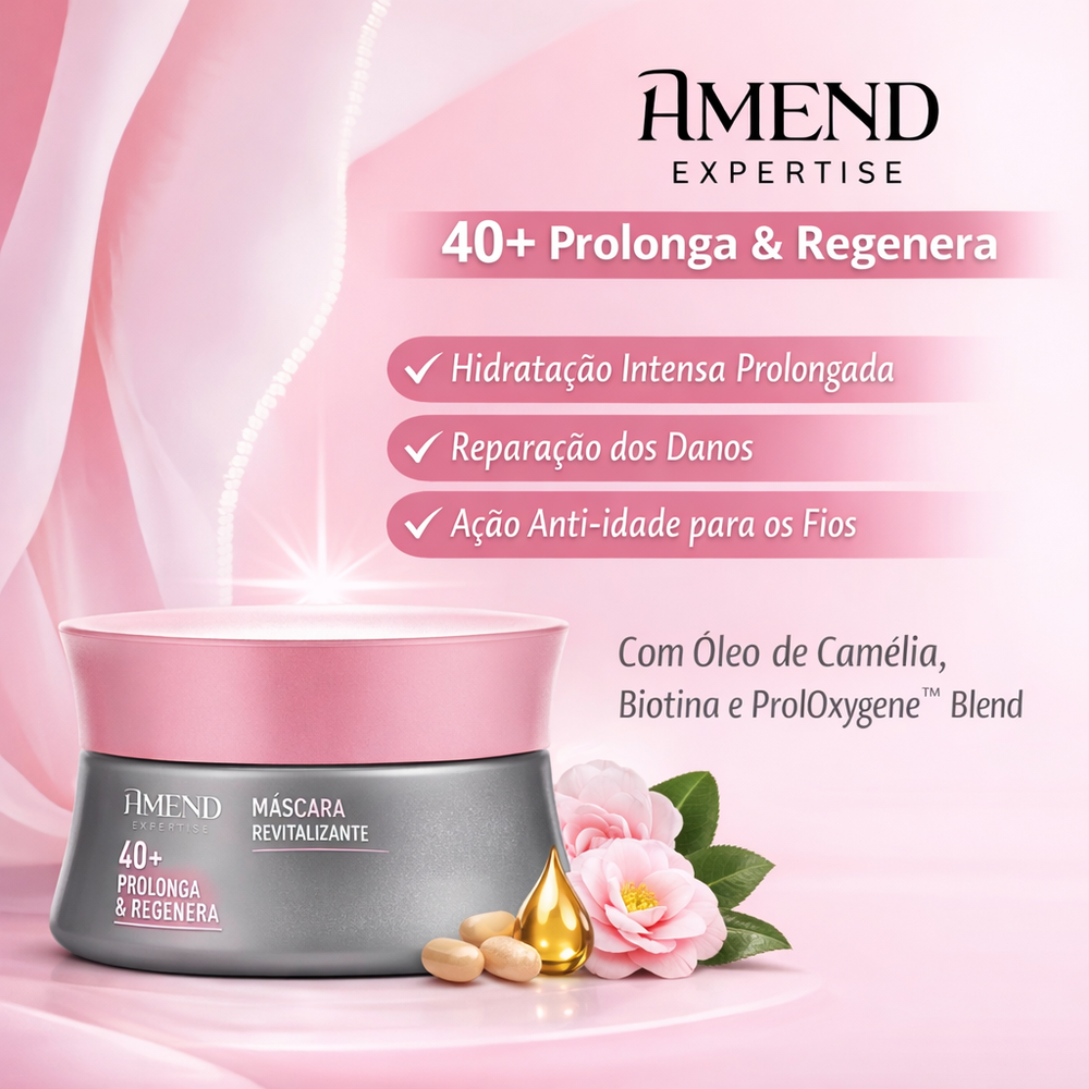 Máscara Amend Expertise Prolonga e Regenera 40+ 300g 300g 2