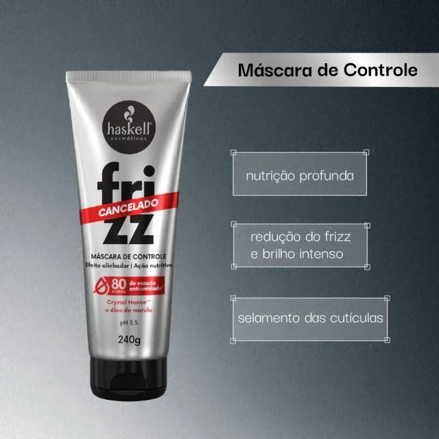 Máscara Haskell Frizz Cancelado 240g 240g 2