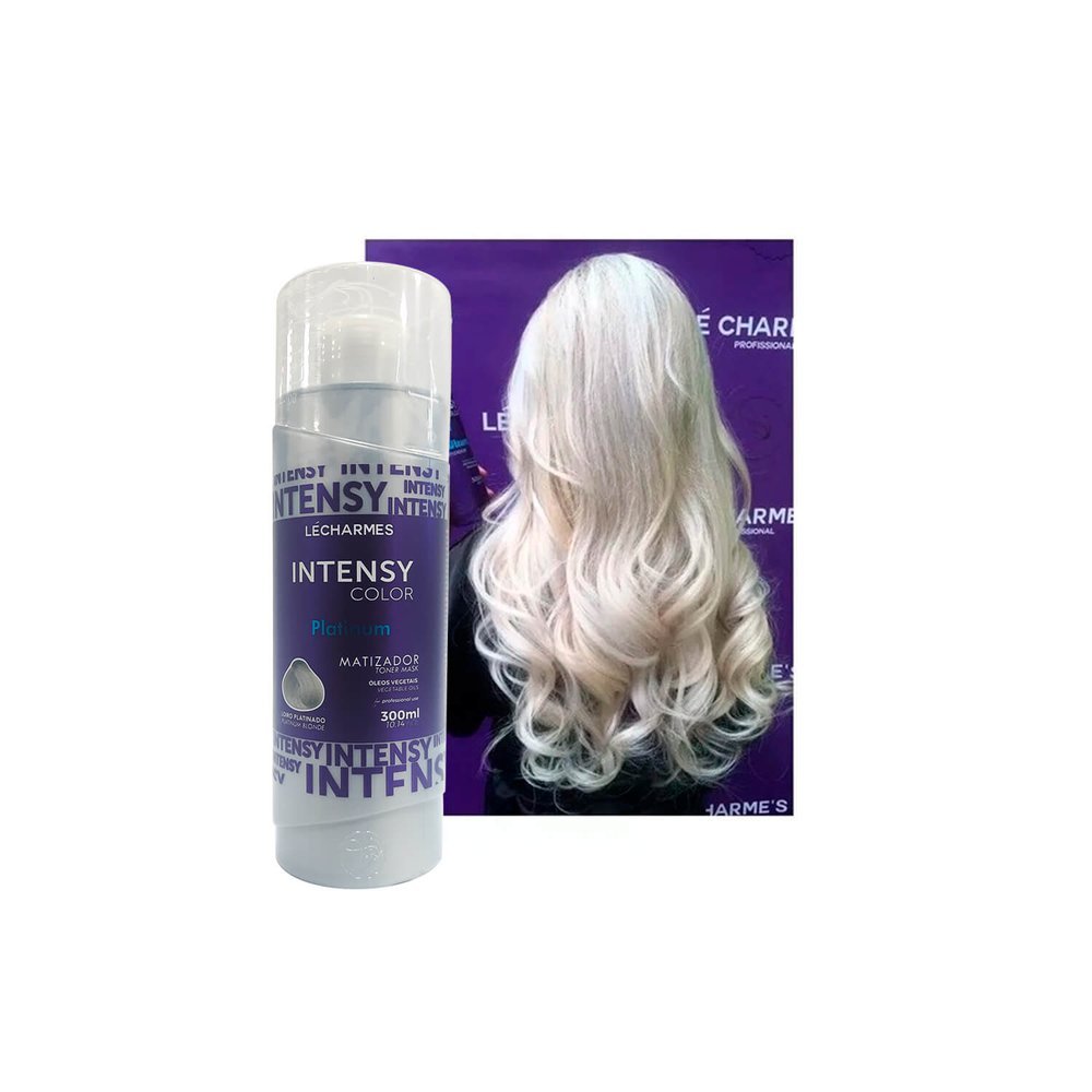 Máscara Matizadora Lé Charme's Intensy Color Platinum 300ml 300ml 4
