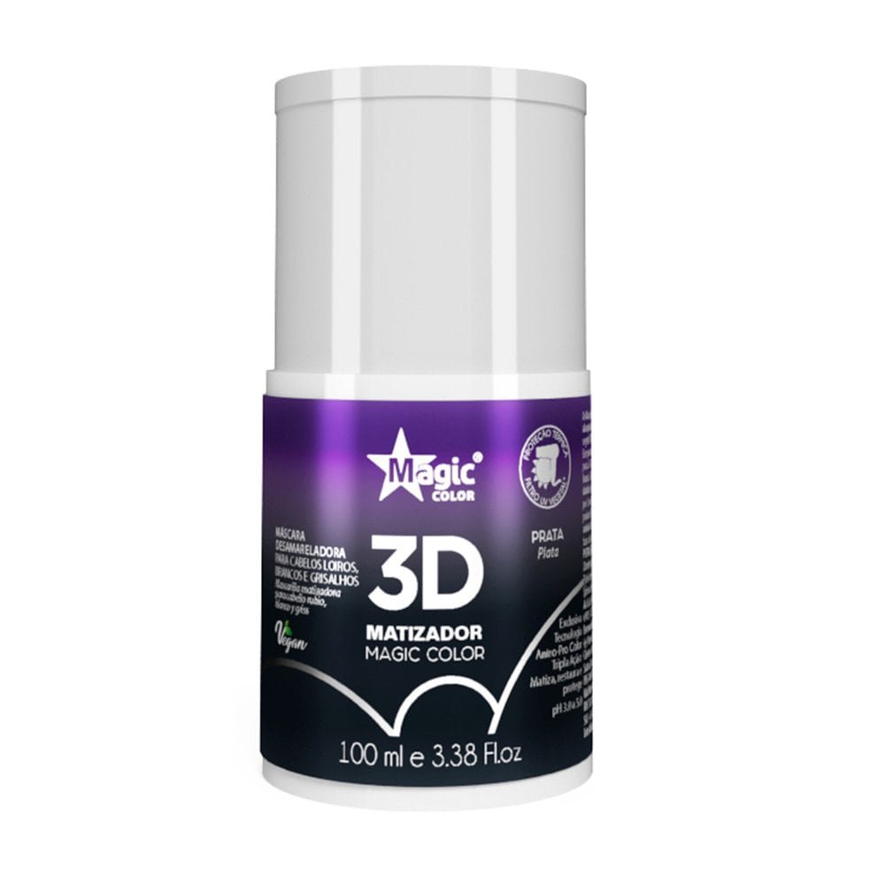 Máscara Matizador Magic Color Efeito Prata - 100ml