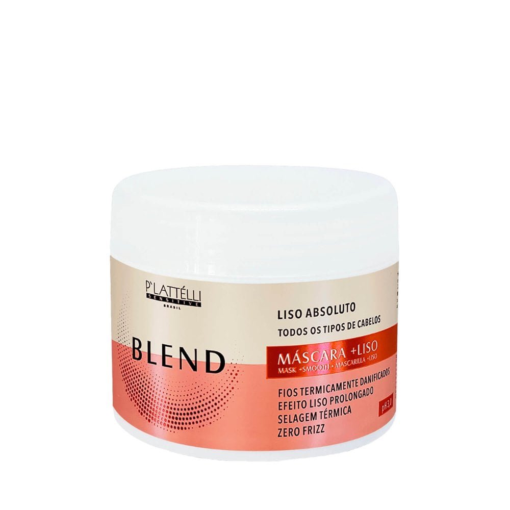 Máscara Plattélli Blend Mais Liso 300g