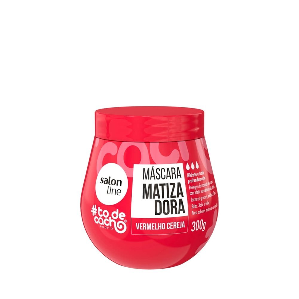 Máscara Salon Line #To de Cacho Matizadora Vermelho Cereja 300g