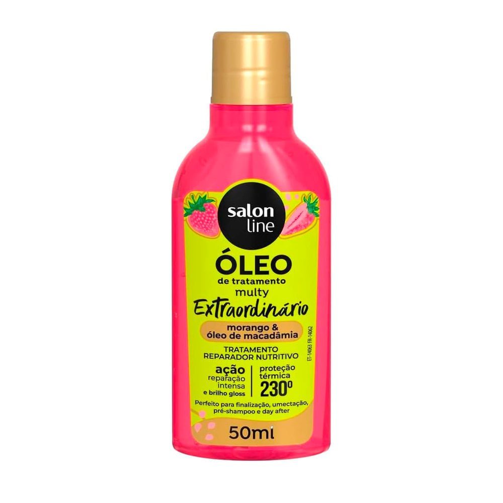 Óleo de Tratamento Salon Line Cachos dos Sonhos Multy Extraordinário Morango 50ml