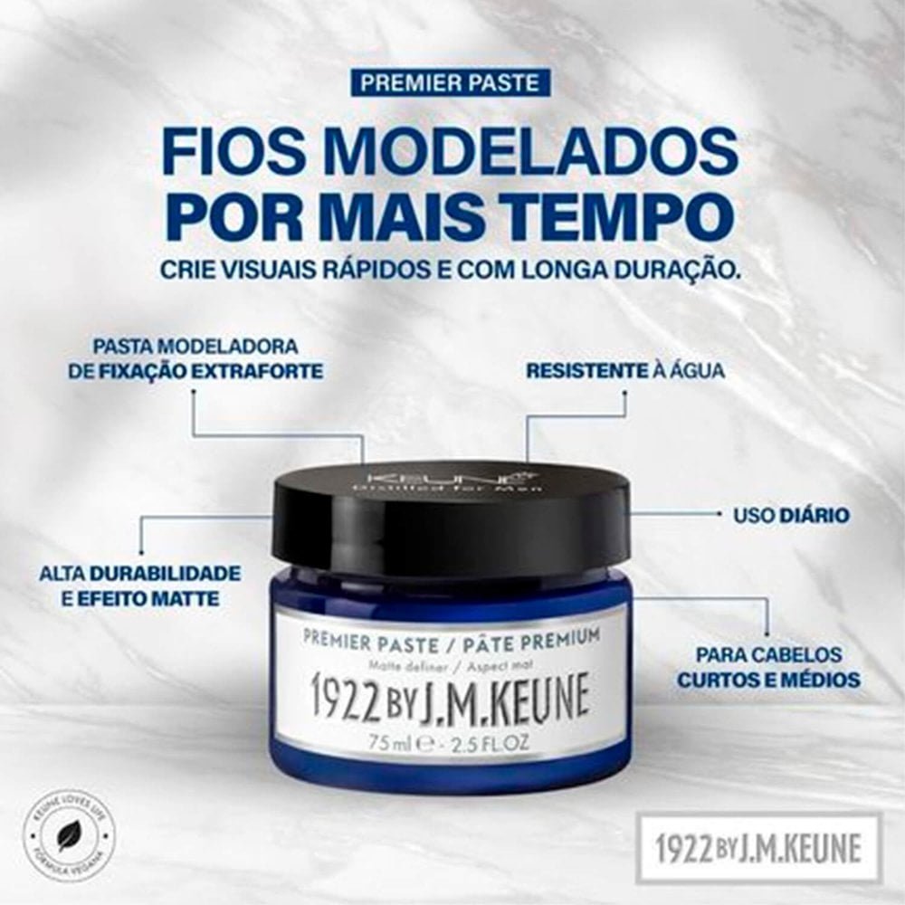 Pasta Modeladora Keune Premier 100ml 100ml 3
