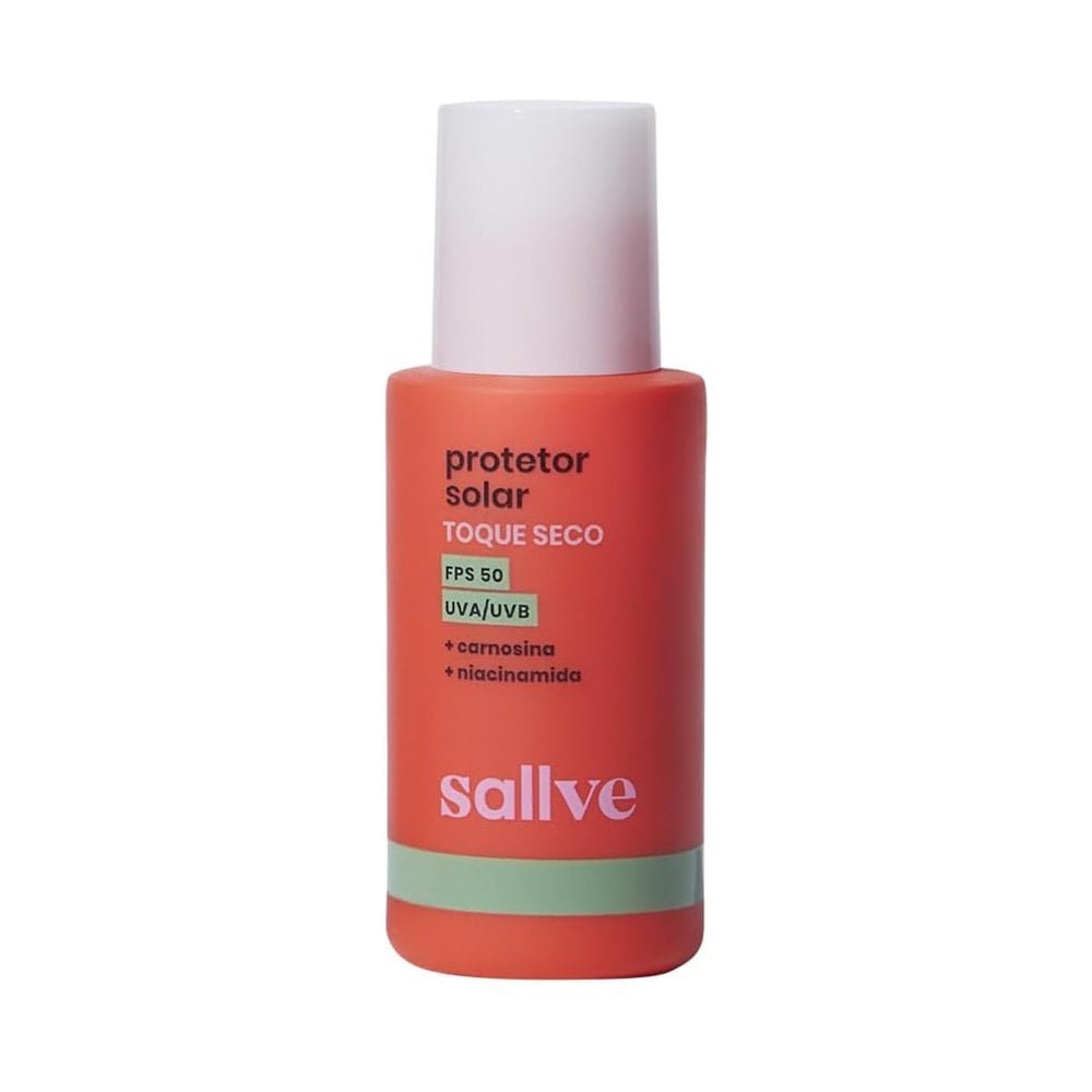 Protetor Solar Facial Sallve Toque Seco Niacinamida FPS 50 40g 40g 2