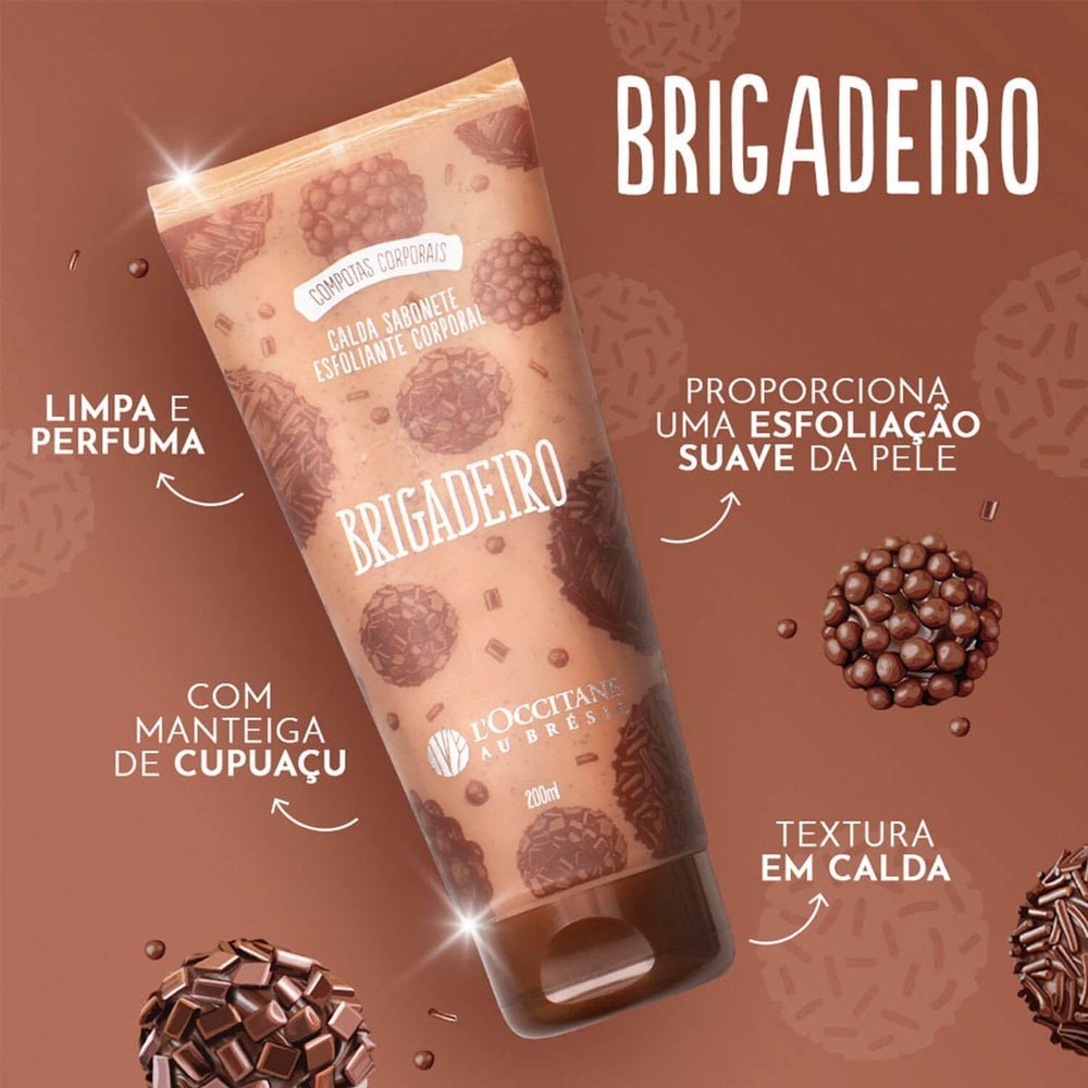 Sabonete Esfoliante L'Occitane Au Brésil Calda De Brigadeiro 200ml 200ml 2