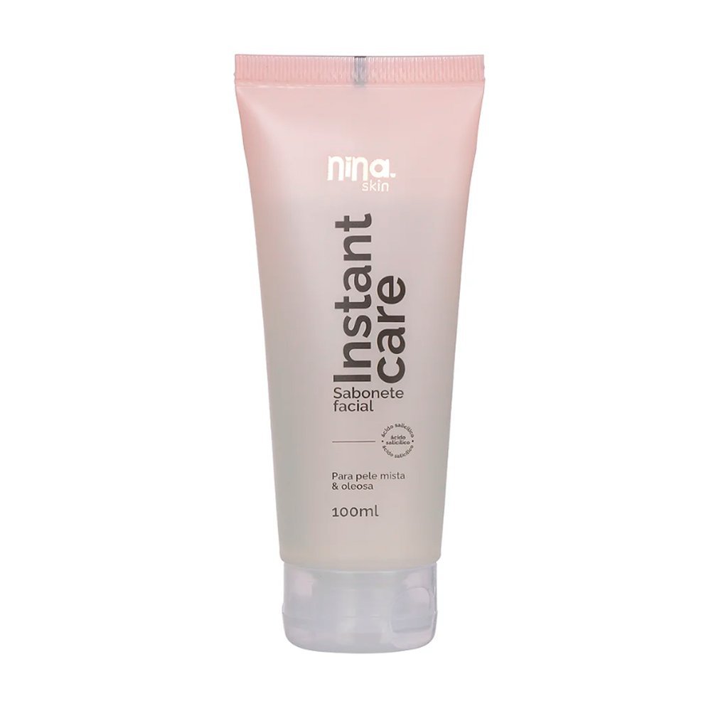 Sabonete Liquido Facial Nina Make Up Instant Care 100ml 100ml 2