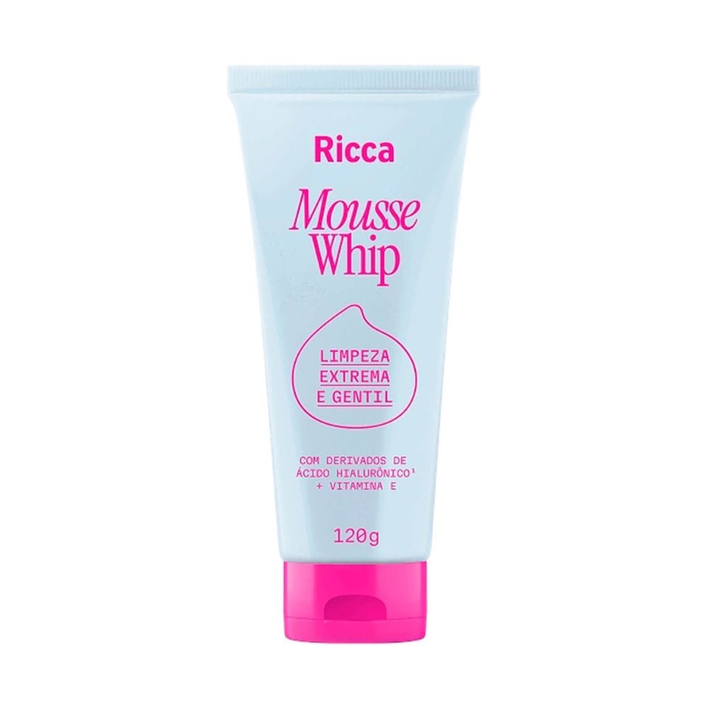 Sabonete Facial Ricca Mousse Whip 120ml