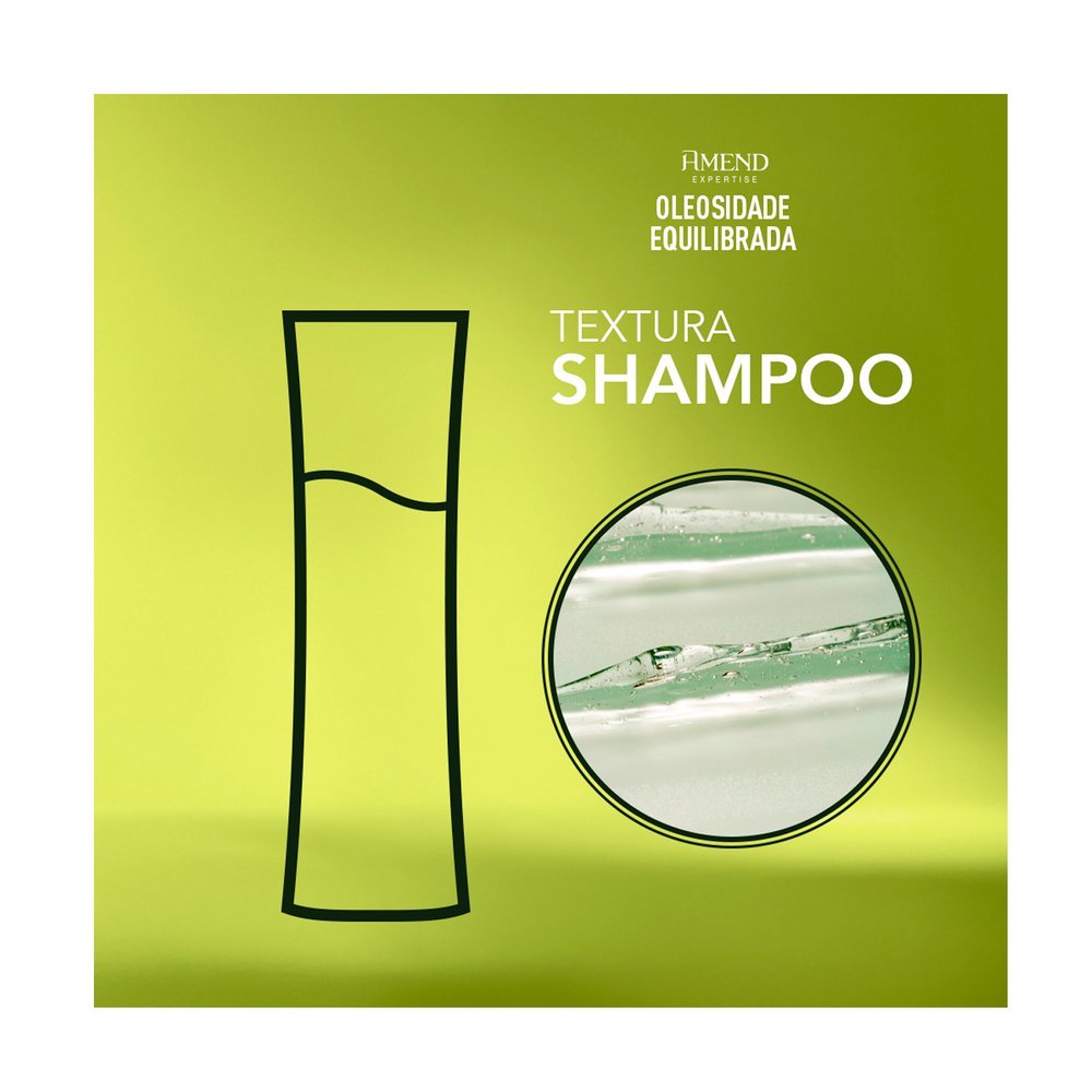 Shampoo Amend Expertise Equilibrante Oleosidade Equilibrada 250ml 250ml 2