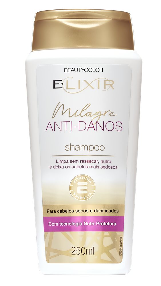 Shampoo Beautycolor Elixir Milagre Anti-Danos 250ml