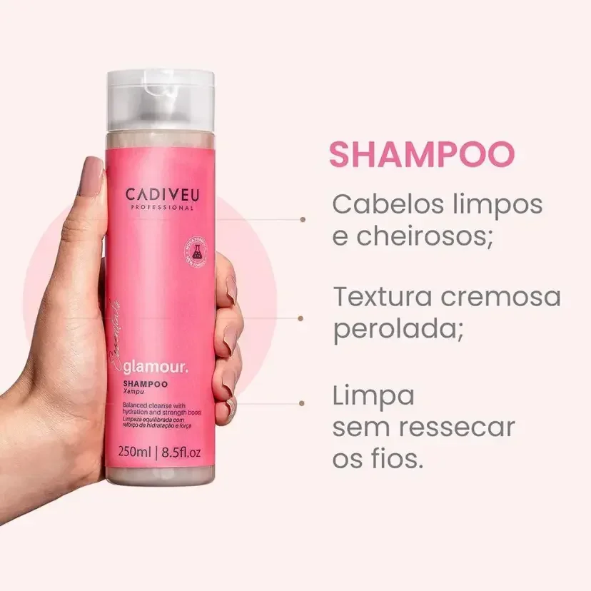 Shampoo Cadiveu Essentials Glamour - 250ml 250ml 2
