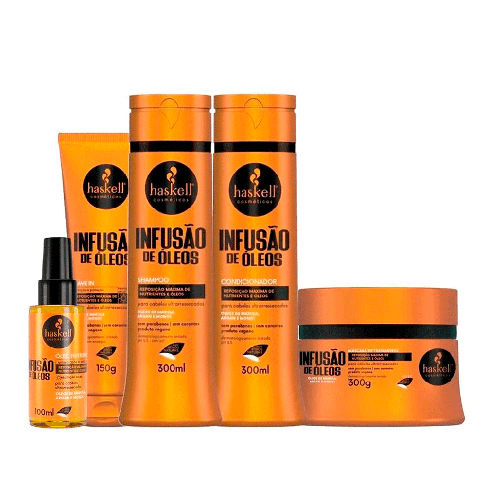 Shampoo Haskell Infusão de Óleos 300ml