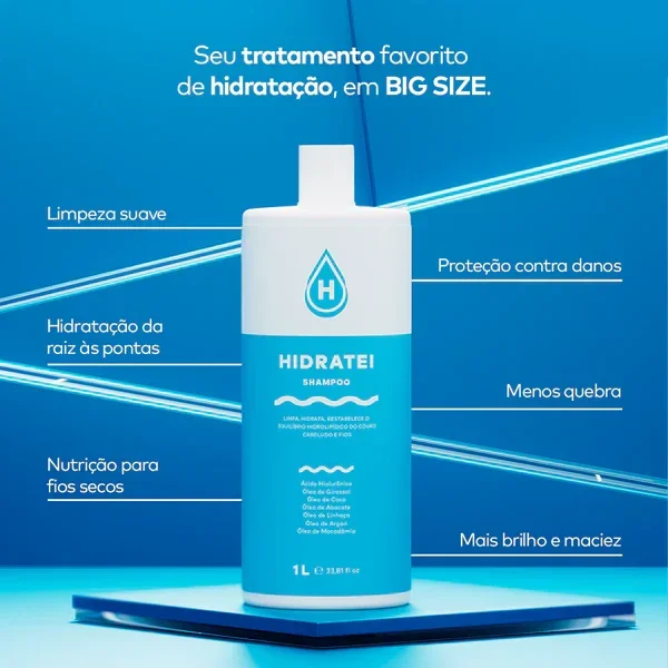 Shampoo Hidratei Multifuncional 1L 1L 3