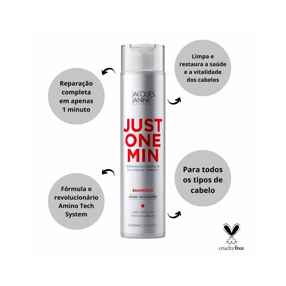 Shampoo Jacques Janine Just One Min 300ml 300ml 2