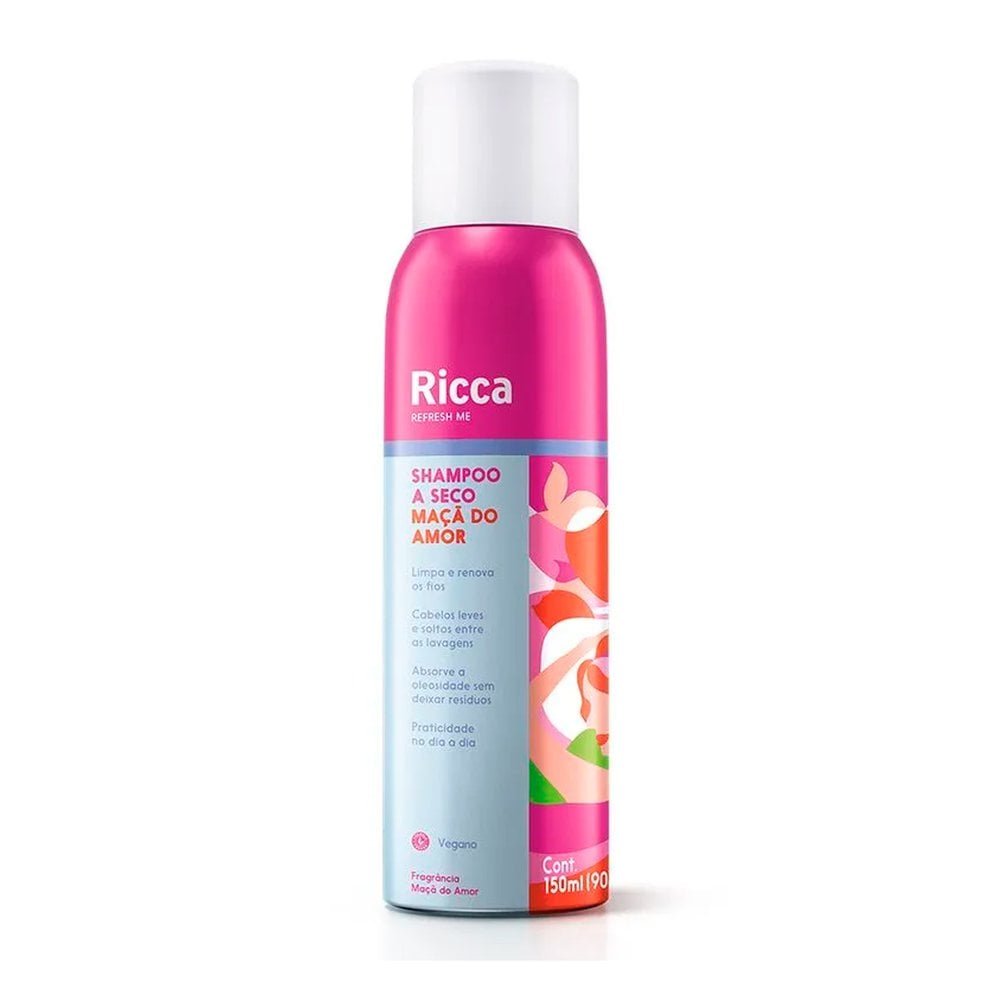 Shampoo a Seco Ricca Maçã do Amor – 150ml