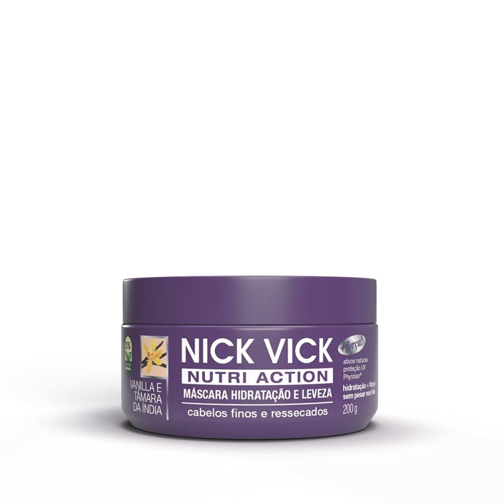 MÁSCARA HIDRATAÇÃO E LEVEZA NICK VICK NUTRI ACTION 200G 200g 1