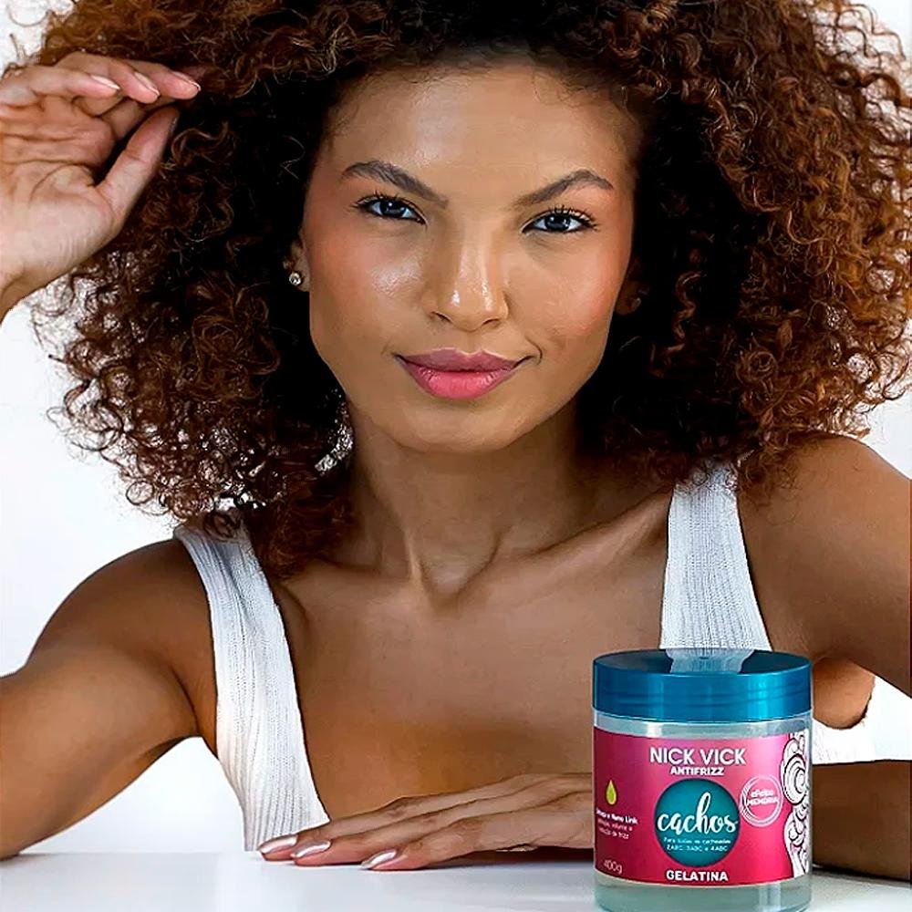 NICK VICK ANTIFRIZZ GELATINA CACHOS 400 G 400g 3
