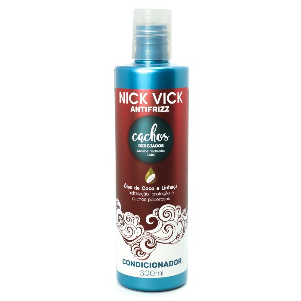 Condicionador Cachos Desejados Nick Vick Antifrizz 300ml 300ml 1