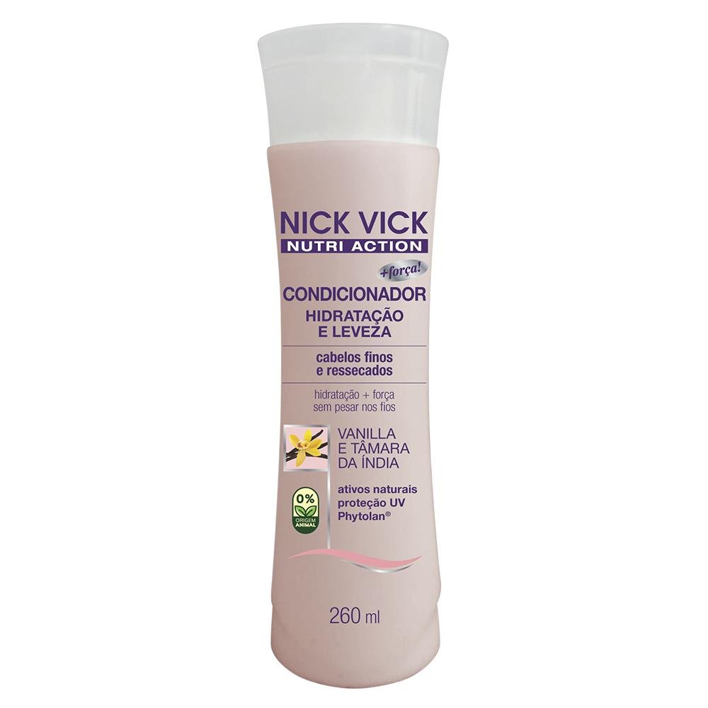 Condicionador Hidratação e Leveza Nick Vick Nutri Action 260ml 260ml 1
