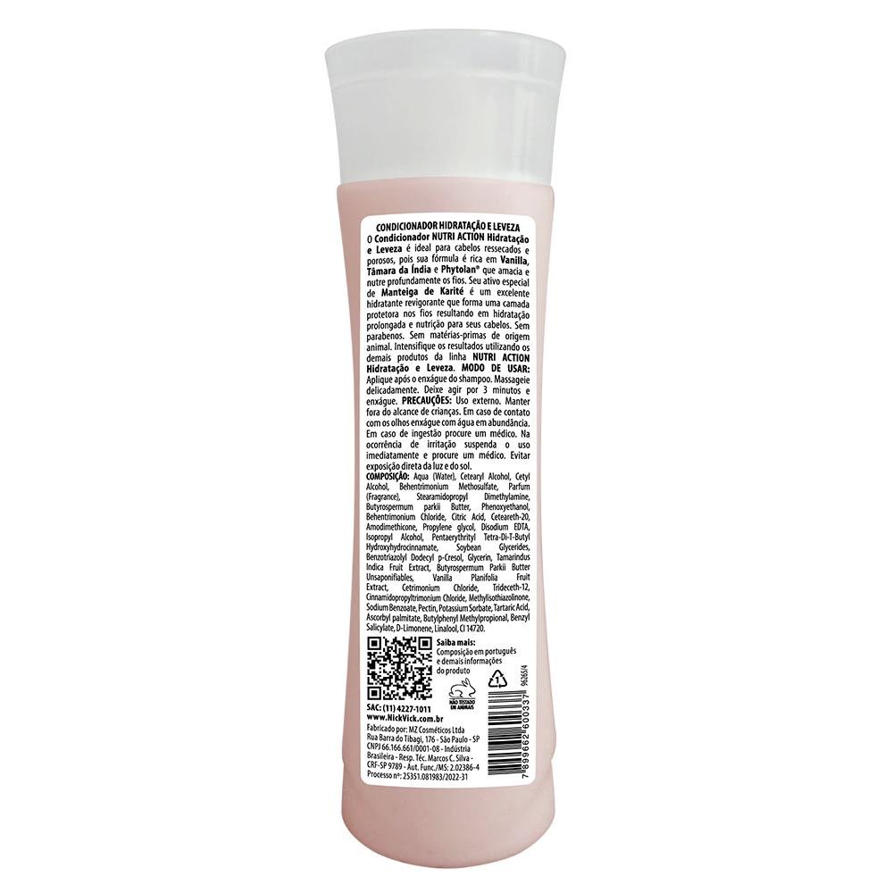 Condicionador Hidratação e Leveza Nick Vick Nutri Action 260ml 260ml 2