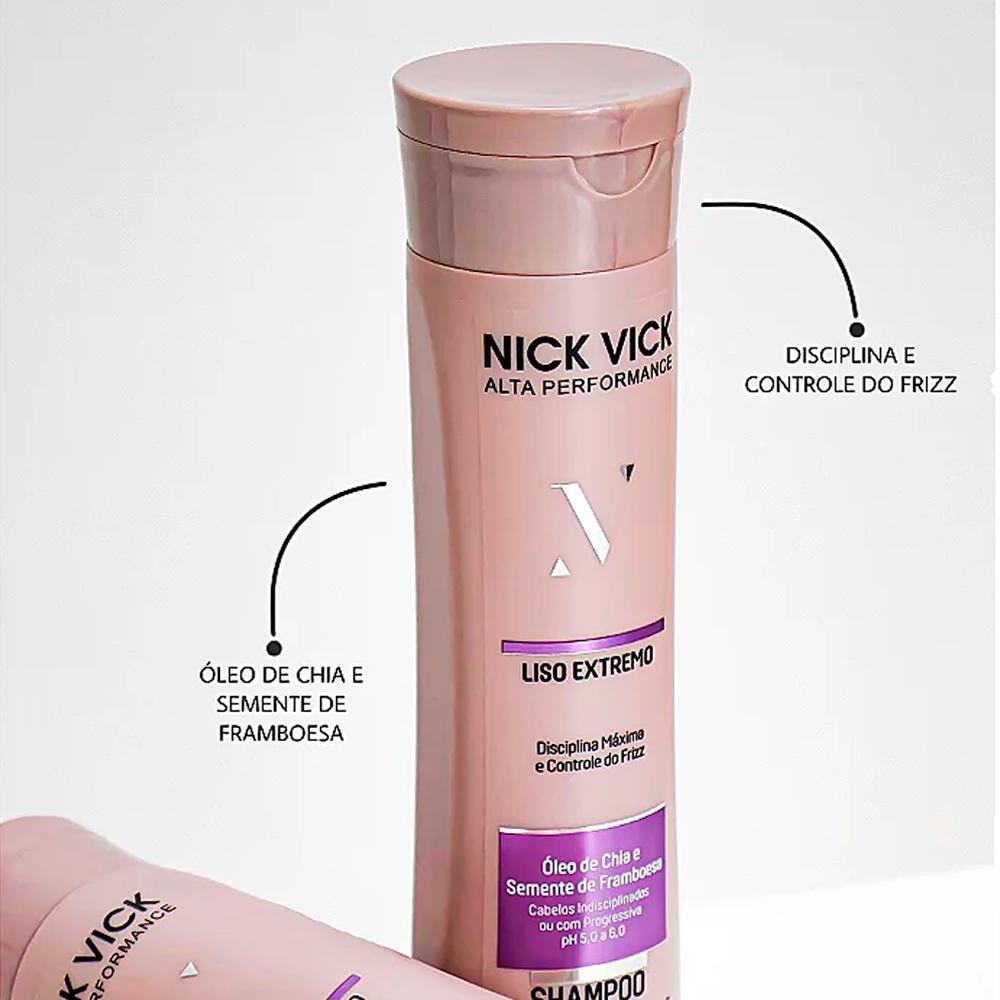 Condicionador Nick Vick Alta Performance Liso Extremo 250ml 250ml 3