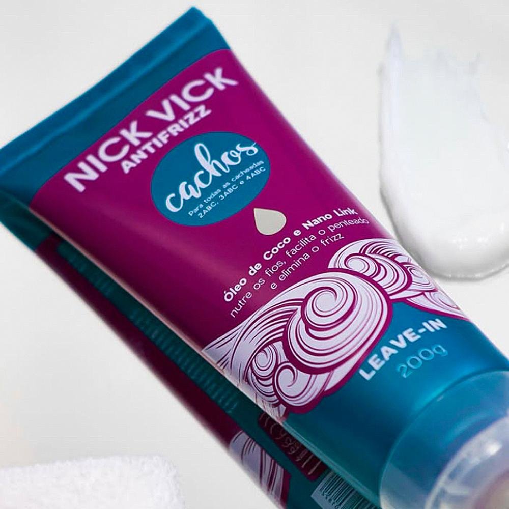 Leave-in Cachos Nick Vick Antifrizz 200g 200g 2